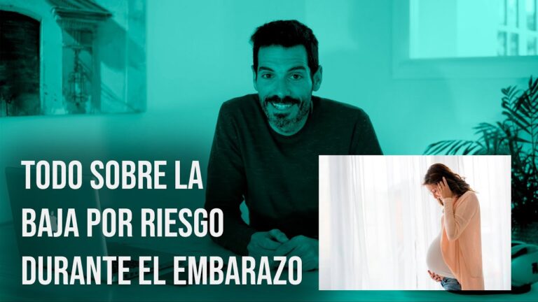baja alto riesgo embarazo estando cobrando el paro