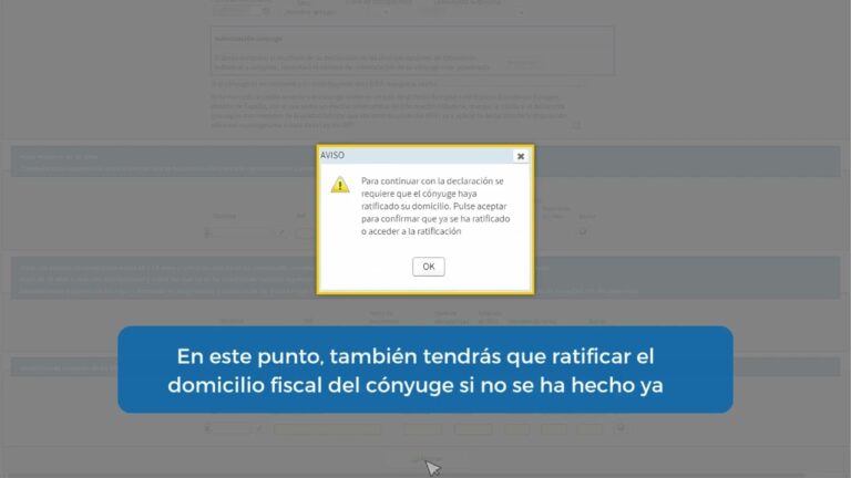 borrador de la declaración de hacienda