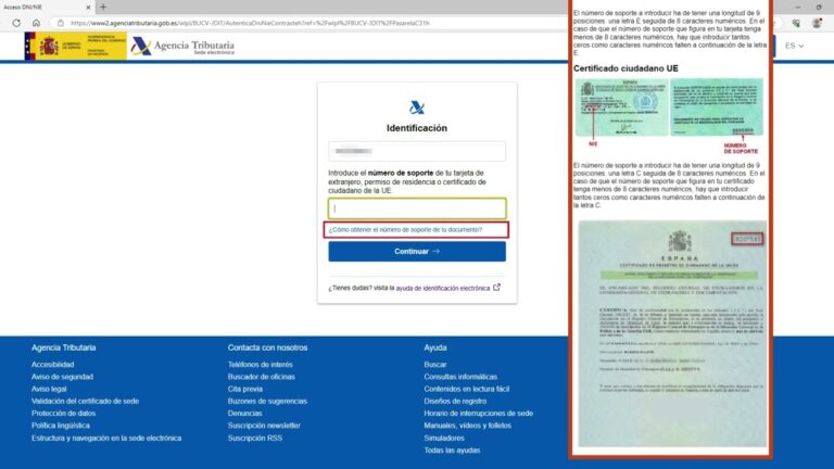 clave codigo de acceso agencia tributaria conyuge