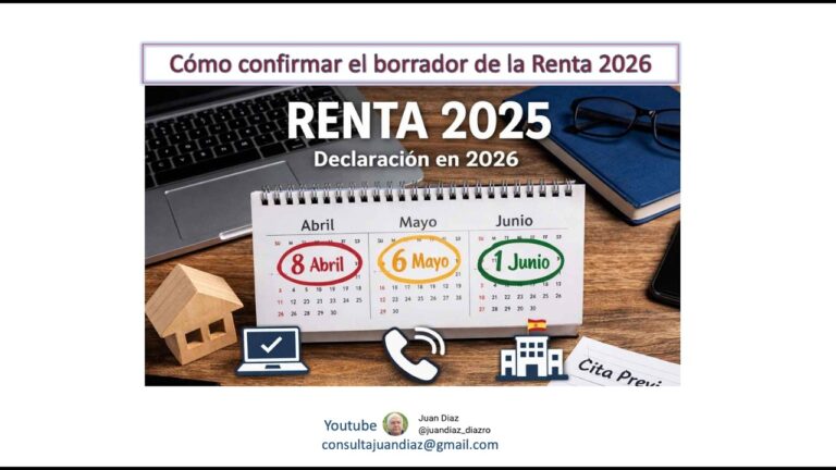 como aceptar el borrador de la renta