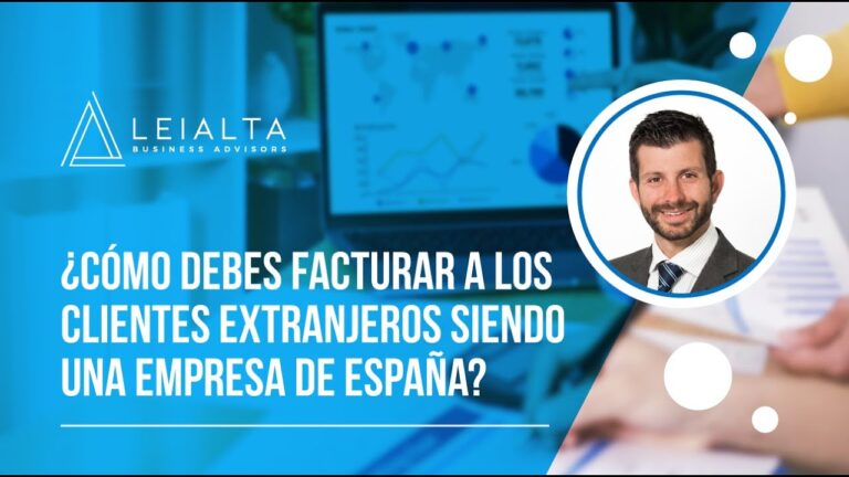 como facturar a una empresa en el extranjero