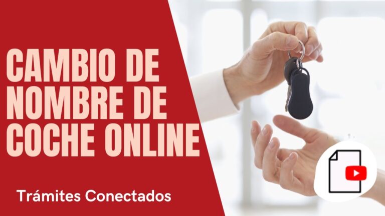 como hacer cambio de nombre de coche