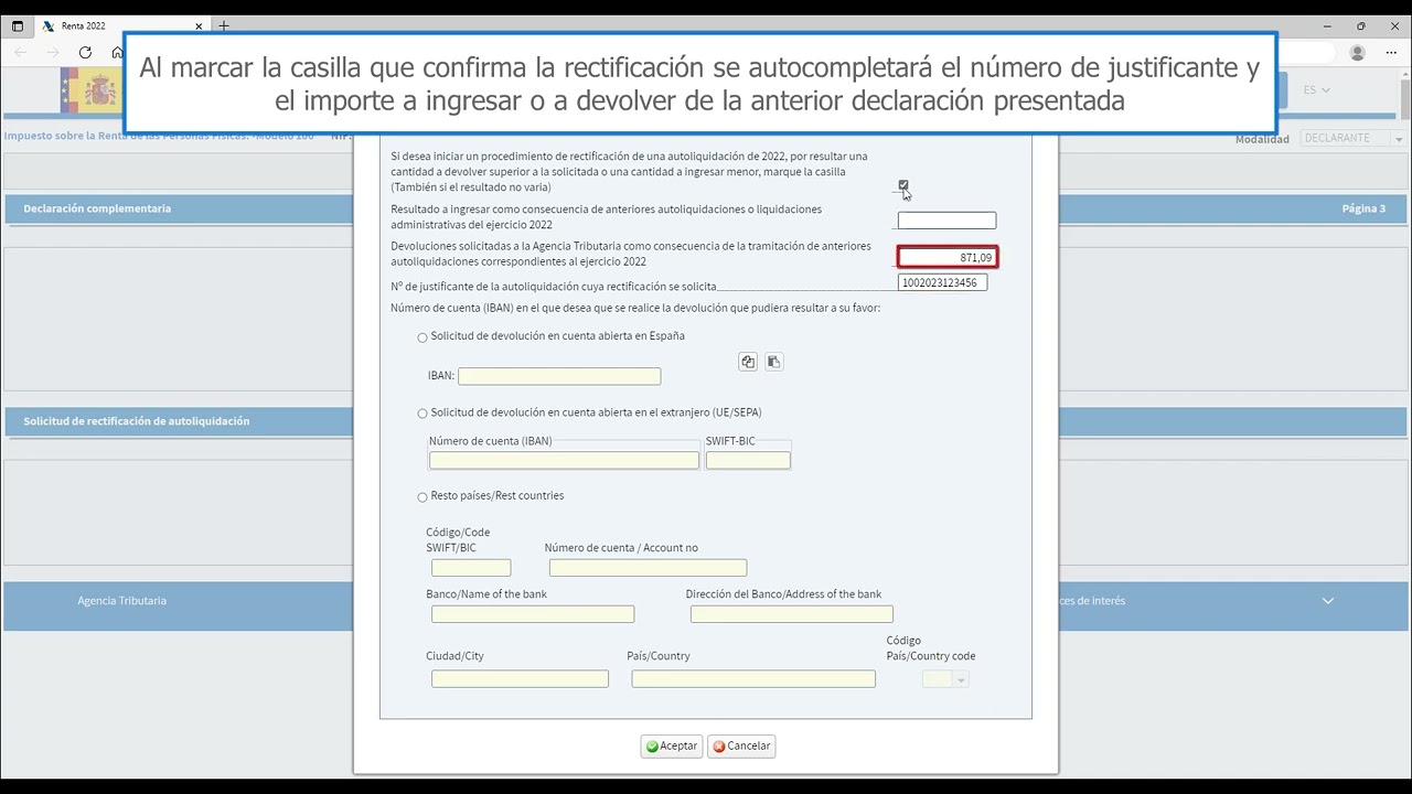 como modificar estado civil en borrador renta