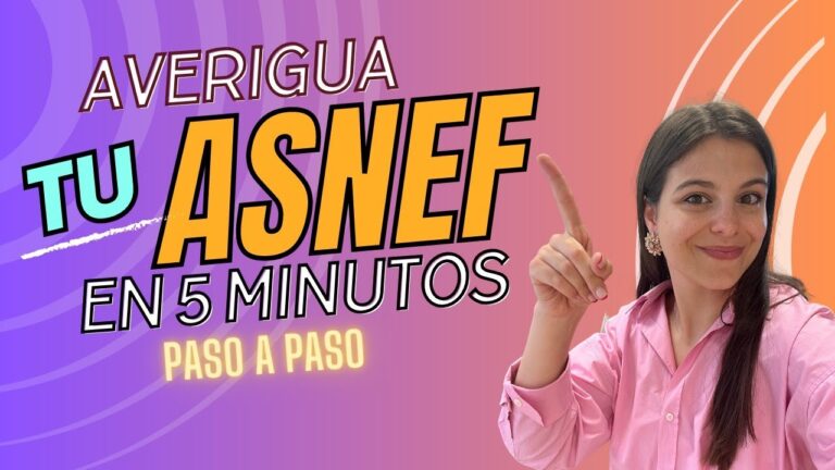 como saber si mi nombre esta en asnef