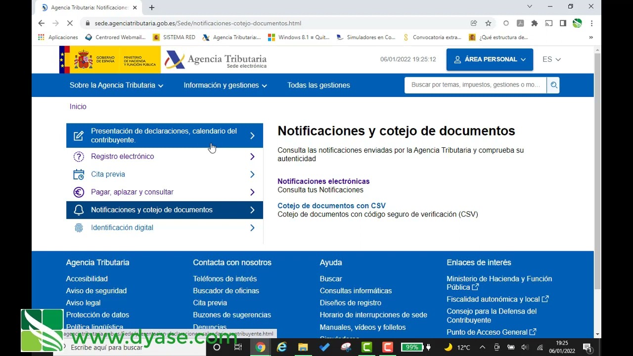 como saber si tengo notificaciones de hacienda