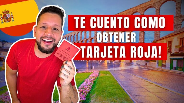 como sacar la tarjeta roja en españa