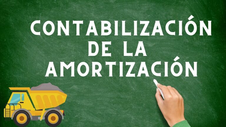 como se hacen las amortizaciones en contabilidad