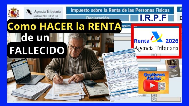 cómo solicitar la devolución de la renta de la persona fallecida