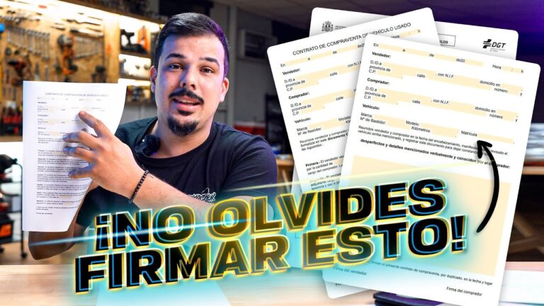contrato de compraventa de coche entre particulares