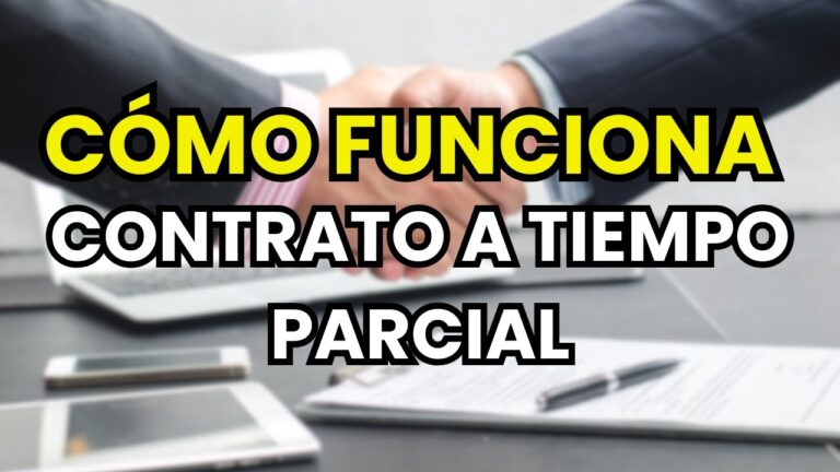 contrato de trabajo indefinido a tiempo parcial