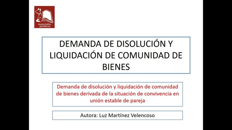 contrato disolucion comunidad de bienes