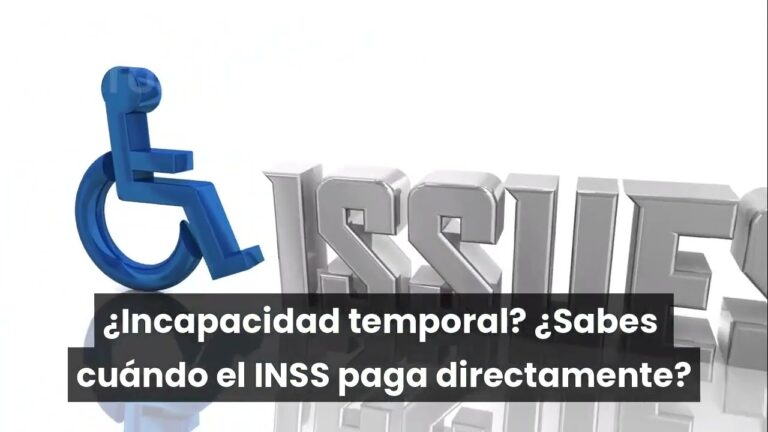 cuando paga el inss la incapacidad temporal