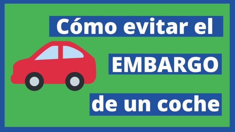 cuando prescribe un embargo de un coche