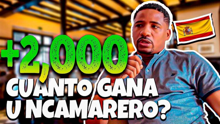 cuanto es el salario de un camarero en españa