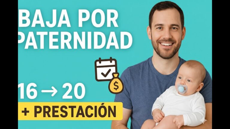 cuanto tiempo dura la baja por paternidad