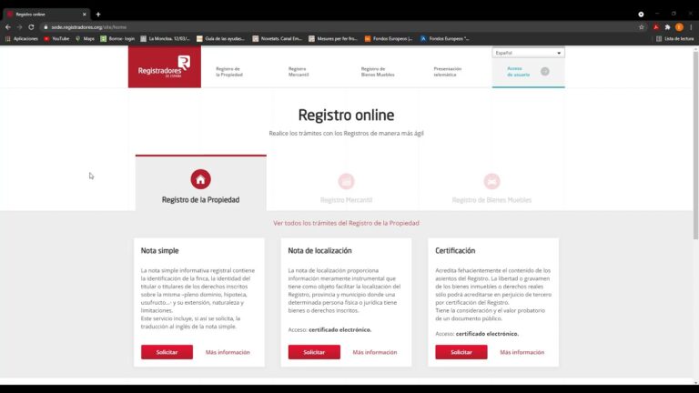 depósito de cuentas anuales en el registro mercantil