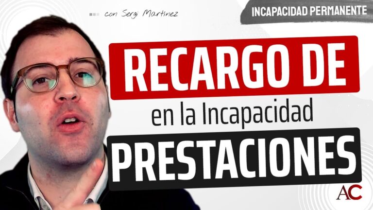 el recargo de prestaciones se calcula sobre la base reguladora