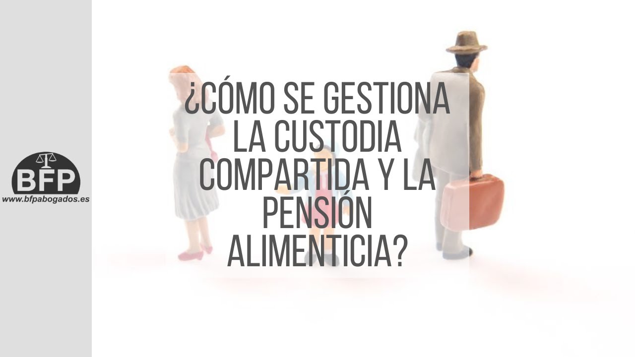 en la custodia compartida se paga pension alimenticia