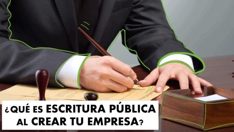 escritura pública de constitución de la sociedad