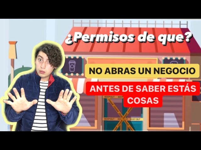 hay que pedir permiso a la comunidad para poner un negocio