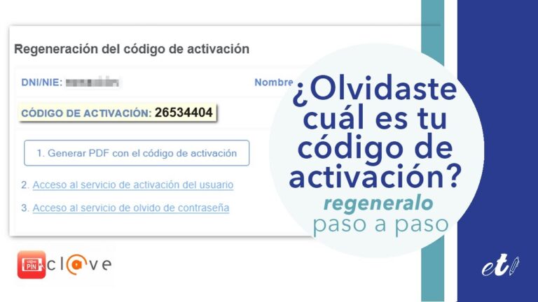 he perdido el codigo de activacion clave