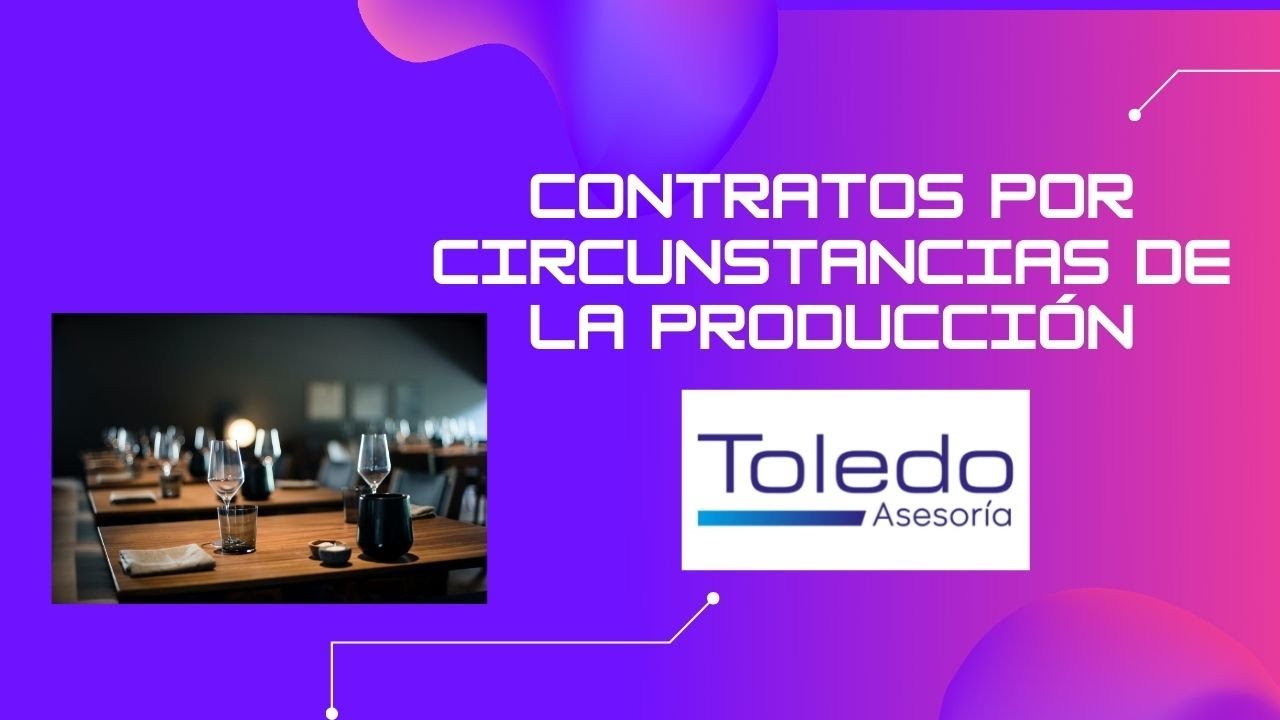 la conexion entre las circunstancias concretas que justifican este contrato