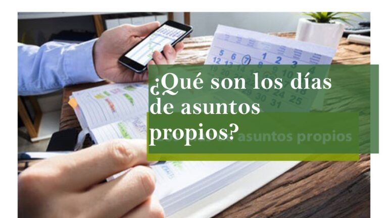 los dias de asuntos propios se pagan