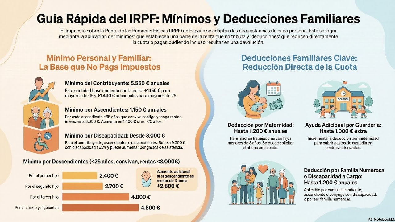 mínimo personal y familiar. parte autonómica