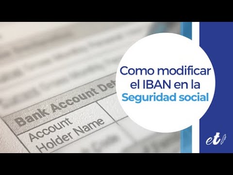modificacion cuenta bancaria seguridad social