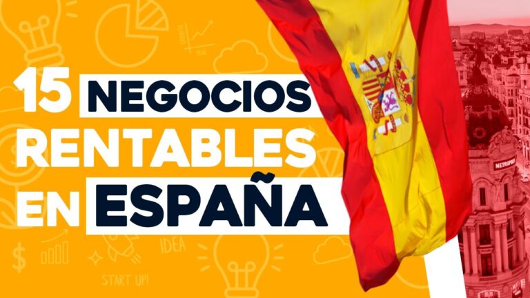 negocios rentables de poca inversion en españa