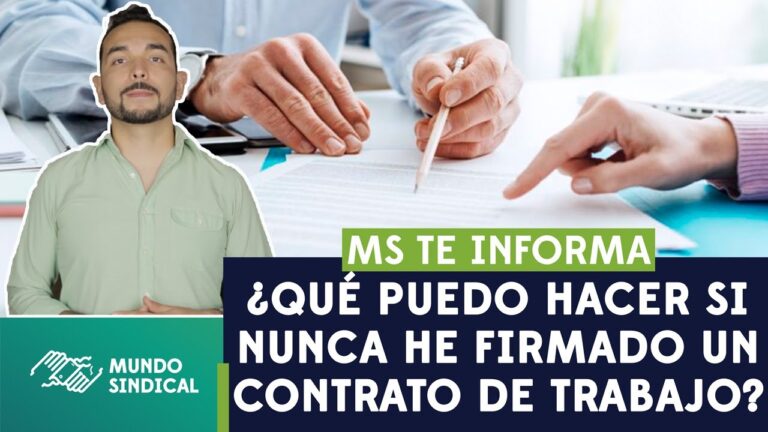 no he firmado contrato y me quiero ir