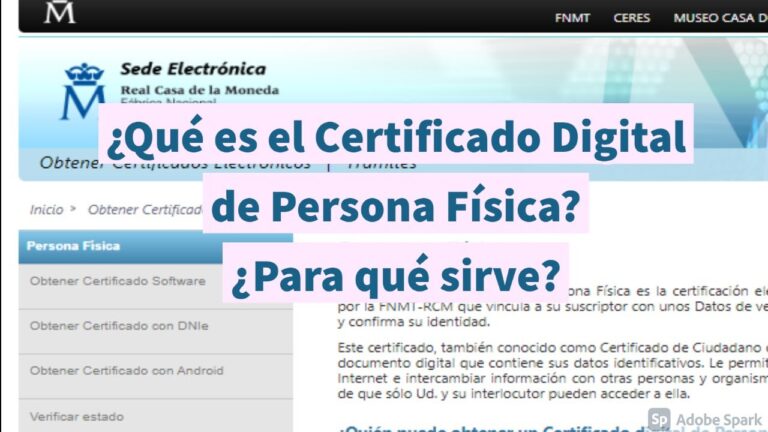 para que sirve el certificado digital en españa