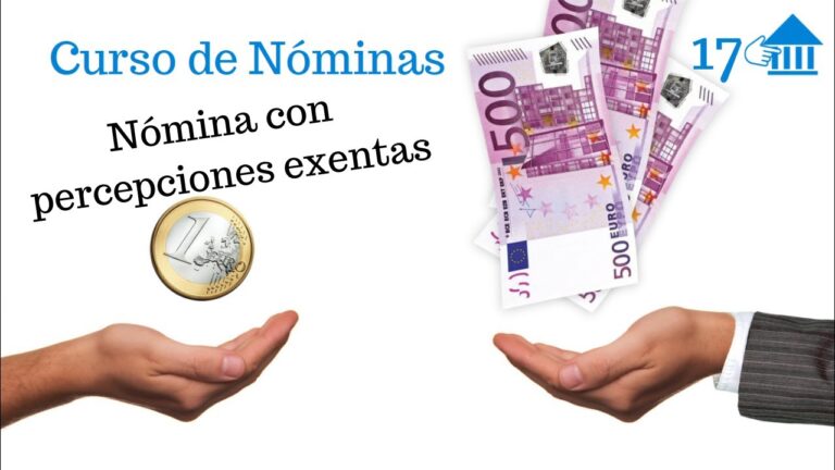 percepciones no salariales exentas de cotización y retención