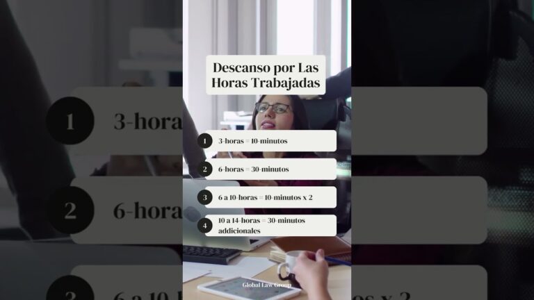 por 5 horas de trabajo tengo derecho a descanso
