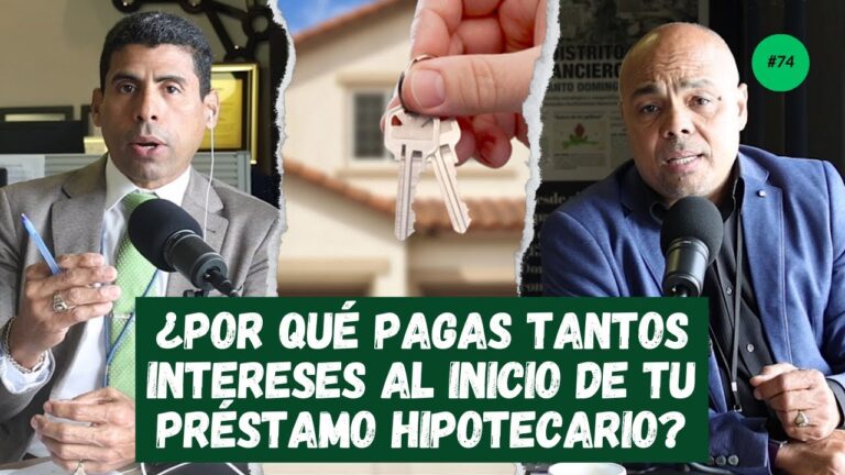 porque se pagan más intereses al principio de un préstamo
