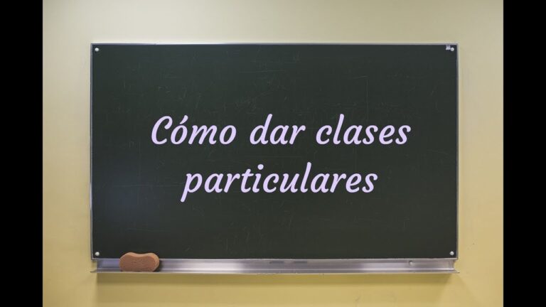 puedo dar clases particulares en mi casa