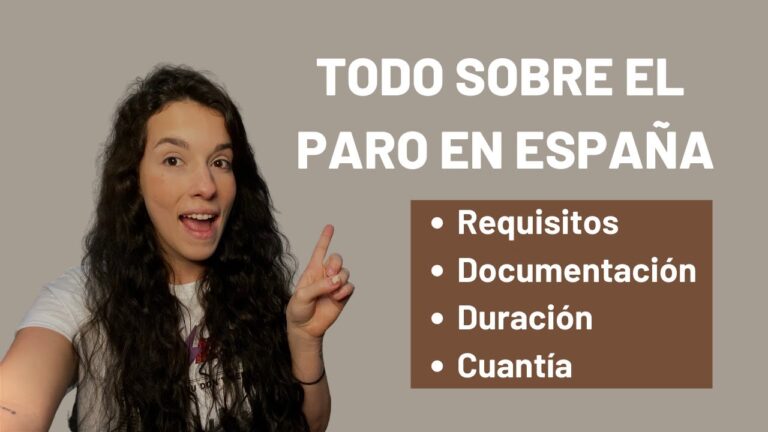 que documentacion necesito para pedir el paro