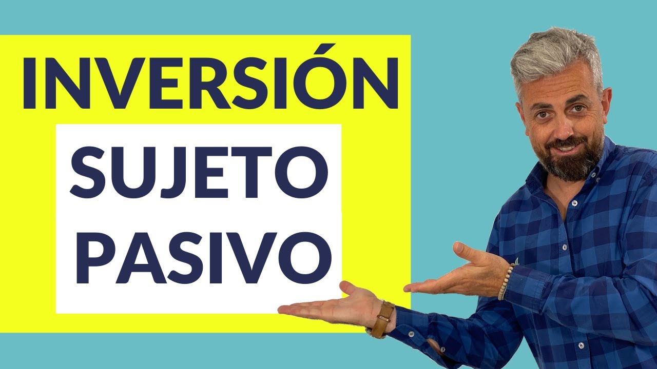 que es el sujeto pasivo de un impuesto