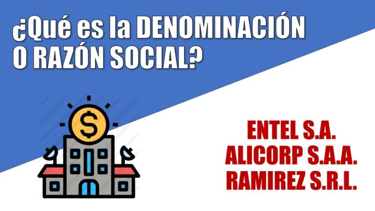 que es la denominacion de una empresa