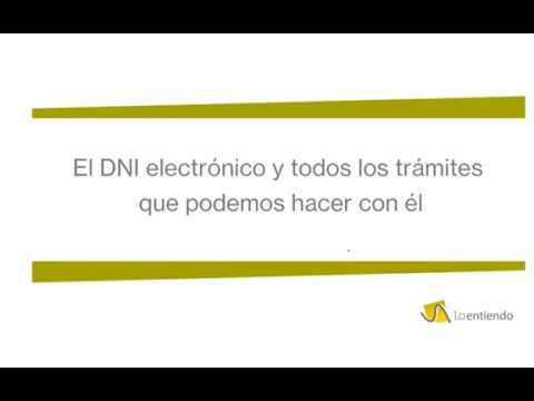 que tramites puedo hacer con el dni electronico