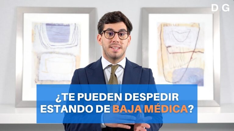 te pueden despedir por coger muchas bajas