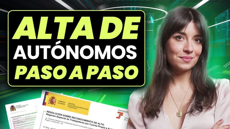 tramites para darse de alta como autonomo