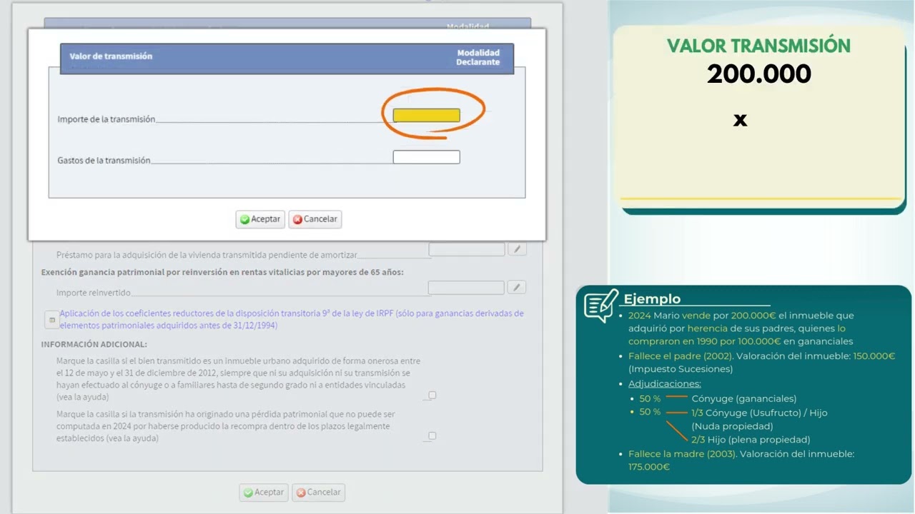 vivo en un piso de mis padres declaración renta